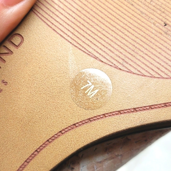 Lucky Brand leather Boot snake Haylia 7M new Chelsea boots - Picture 14 of 15